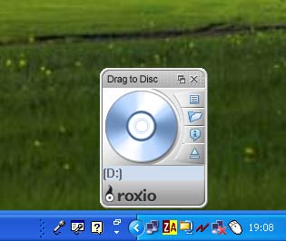 Creator7 drag to disc
