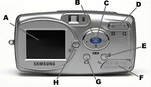 Rear of camera