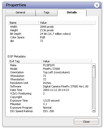 creator7 exif