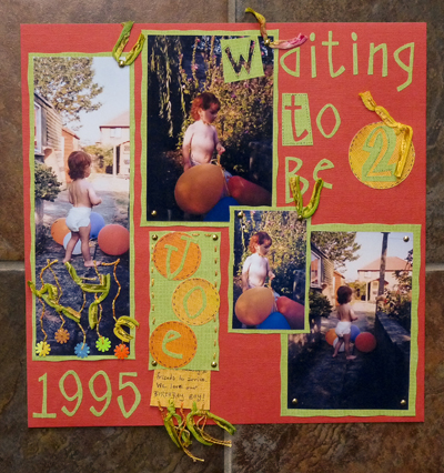 Waiting to be two