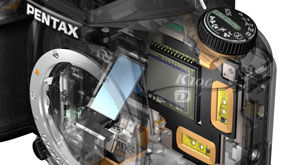 2701: Pentax K100D DSLR features anti-shake image stabiliser CCD