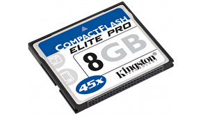 2740: Kingston Technology Launches 8-GB CompactFlash Elite Pro Card