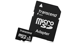 3331: Transcend announces its 2GB microSD Memory Card