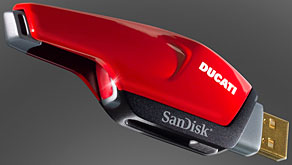 4089: SanDisk announces SanDisk Extreme Ducati Edition USB Flash   Drive