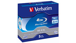5497: Verbatim announces a recordable BD-R 2x Dual Layer with 50GB of storage capacity