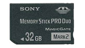 6261: Sony announces The Memory Stick PRO Duo 32GB