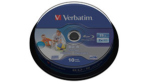 6894: Verbatim announces new Blu-ray LTH with 25GB storage capacity