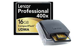 7764: CLOSED: During February DPNow.com are giving away two high speed compact flash and dual slot memory card bundles from Lexar