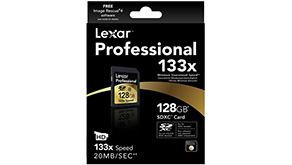 7987: Lexar Media Now Shipping the Industrys First 128GB Professional SDXC Memory Card