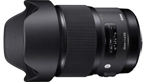 9566: 20mm f/1.4 Art-Series super wide angle lens from Sigma