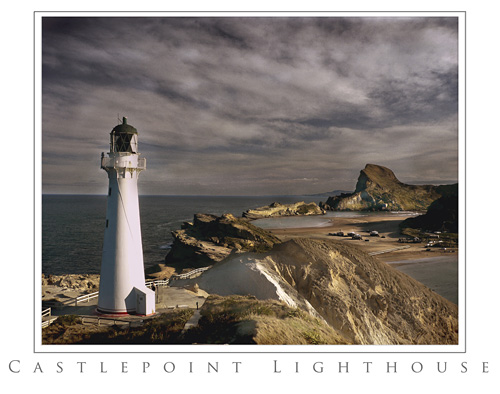 Castle Point Lighthouse, by Trevor White