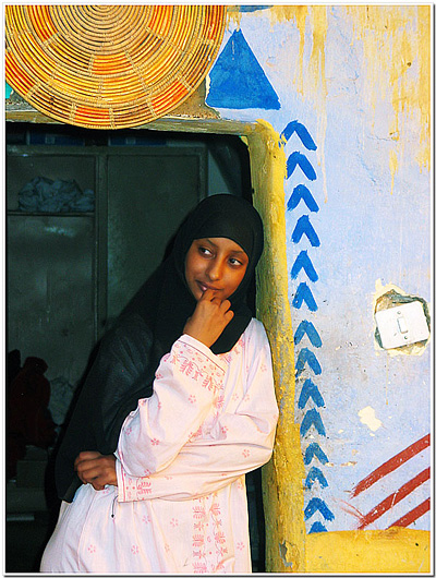 Nubian girl, by Autumn