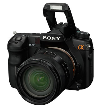 The new Sony Alpha A700 DSLR