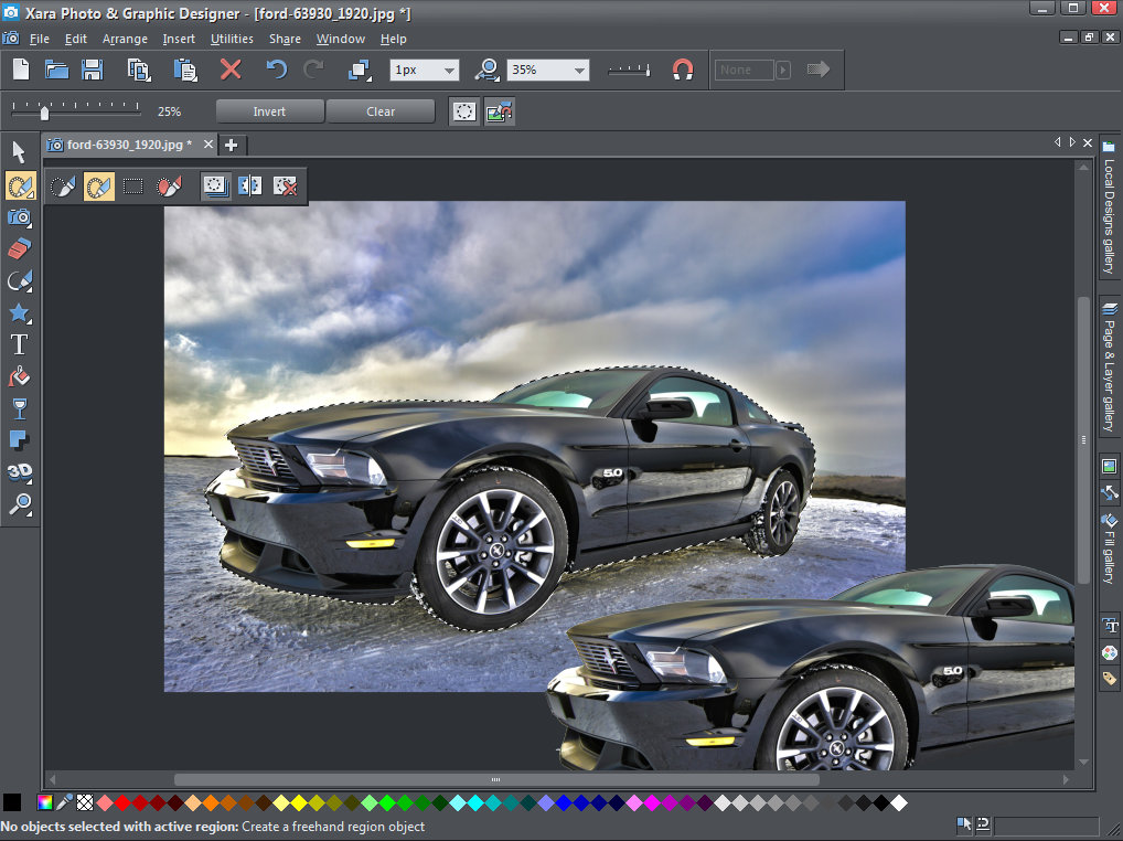 Xara_Two_Mustangs